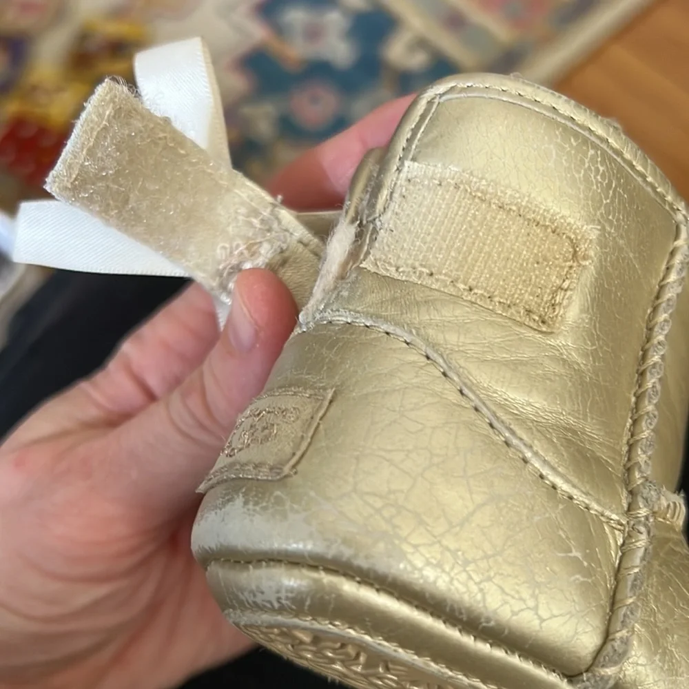 UGG gold leather